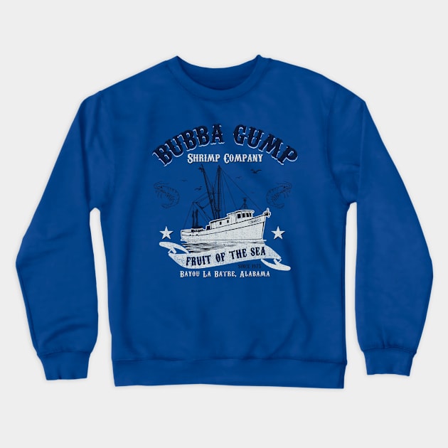 Gump Shrimping Company Crewneck Sweatshirt by Alema Art